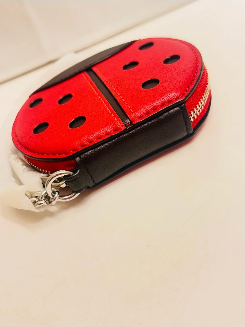RARE COACH Ladybug Wallet/ Change Wallet/ Keychain/ Bag Charm